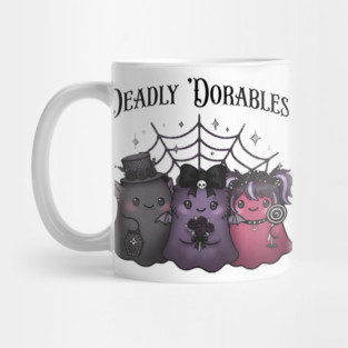 Cute Little "Deadly 'Dorables" Adorable Goth Monsters Mug