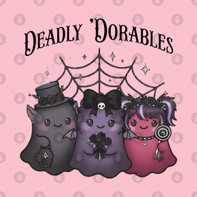 Cute Little "Deadly 'Dorables" Adorable Goth Monsters by Luxinda