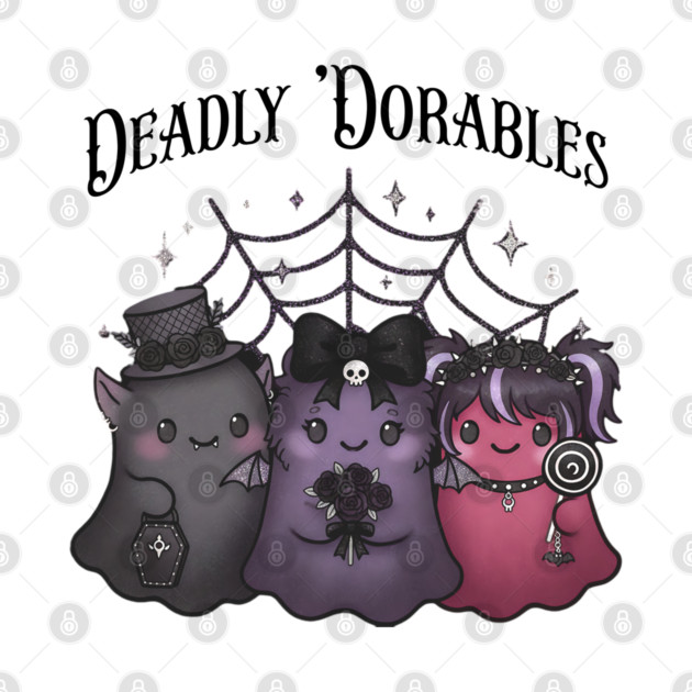 Cute Little "Deadly 'Dorables" Adorable Goth Monsters by Luxinda