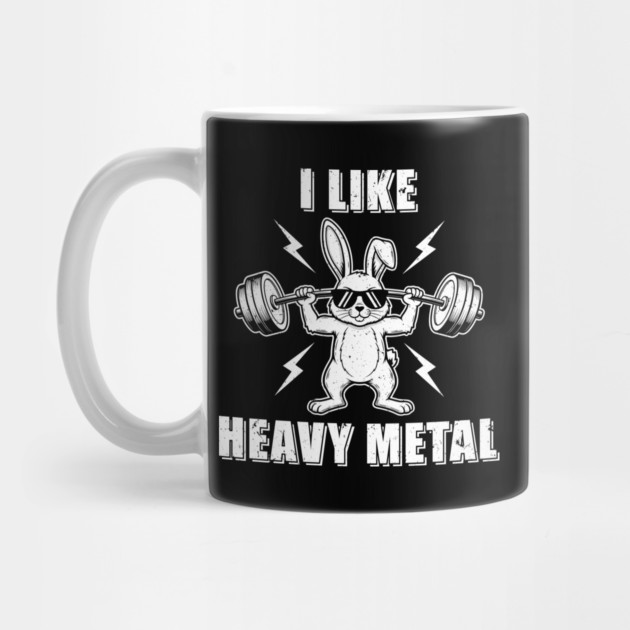 I Like Heavy Metal Bunny by enrynz