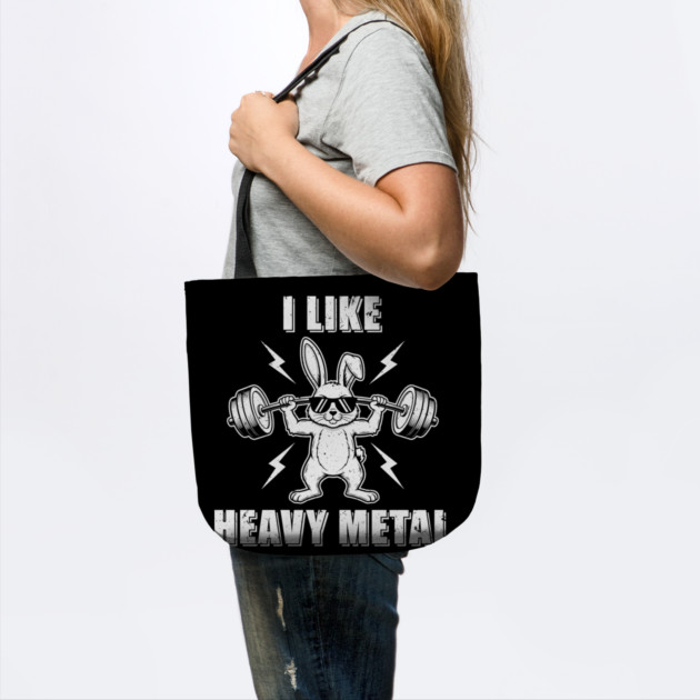 I Like Heavy Metal Bunny by enrynz