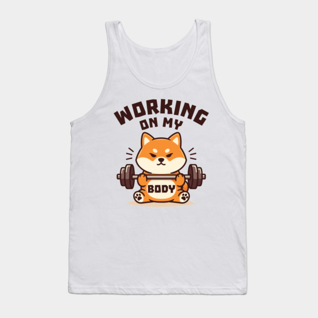 Working On My Body Tank Top by enrynz