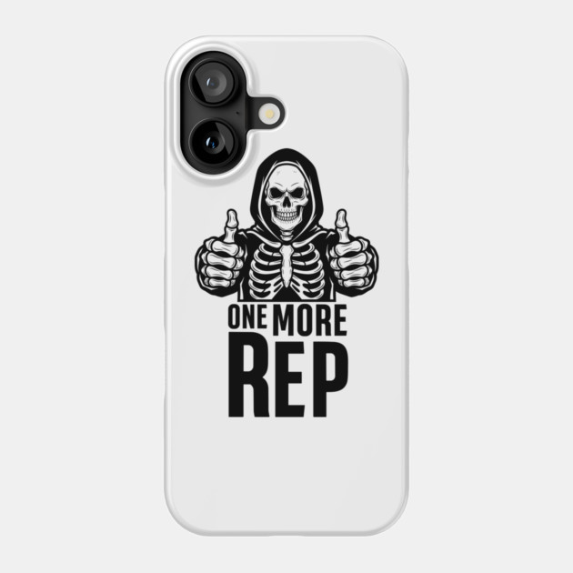 One More Rep Motivation Phone Case by enrynz