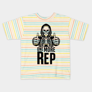 One More Rep Motivation Kids T-Shirt