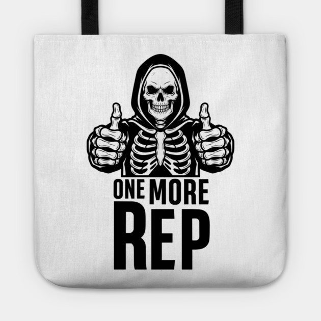 One More Rep Motivation Tote by enrynz
