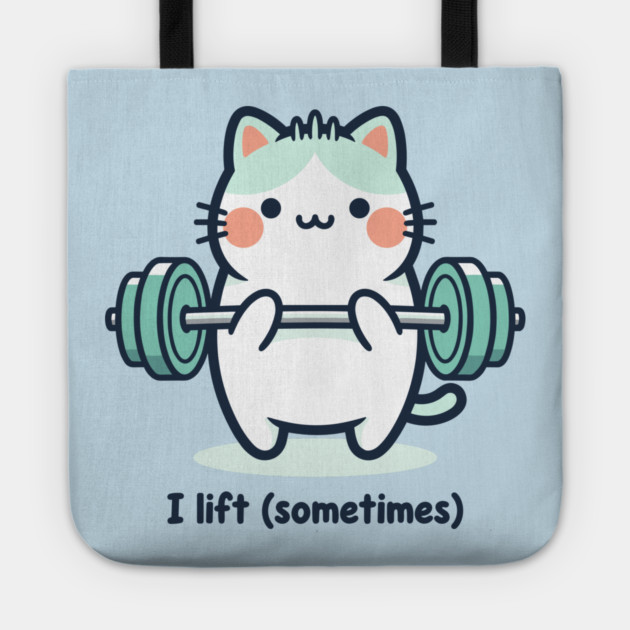 I Lift (Sometimes) Tote by enrynz
