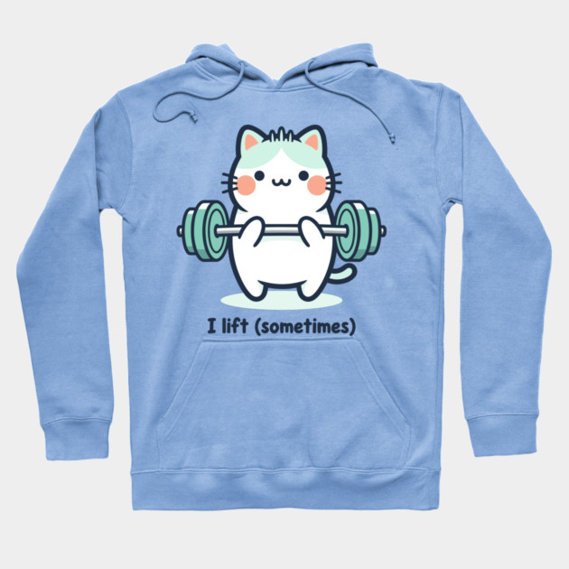 I Lift (Sometimes) Hoodie by enrynz