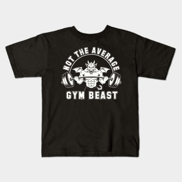 Gym Beast Kids T-Shirt by enrynz