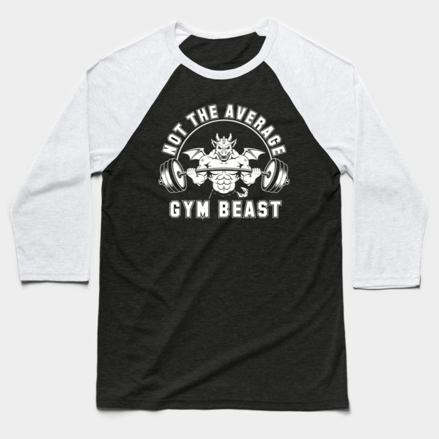 Gym Beast Baseball T-Shirt by enrynz
