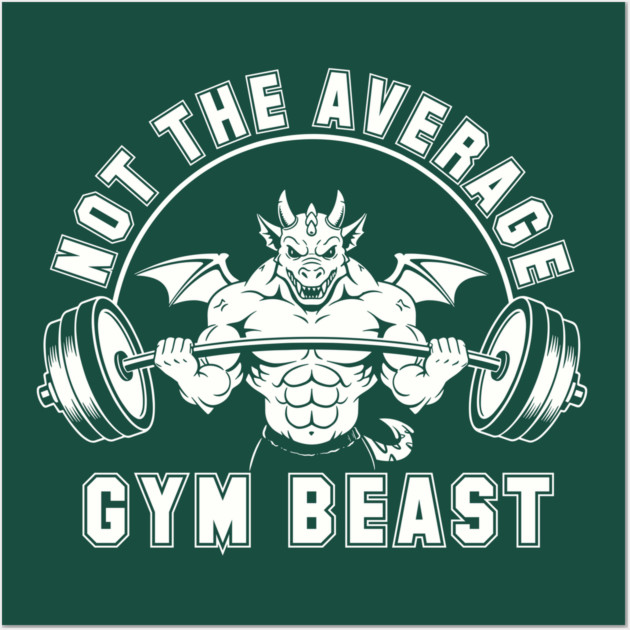Gym Beast Wall Art by enrynz
