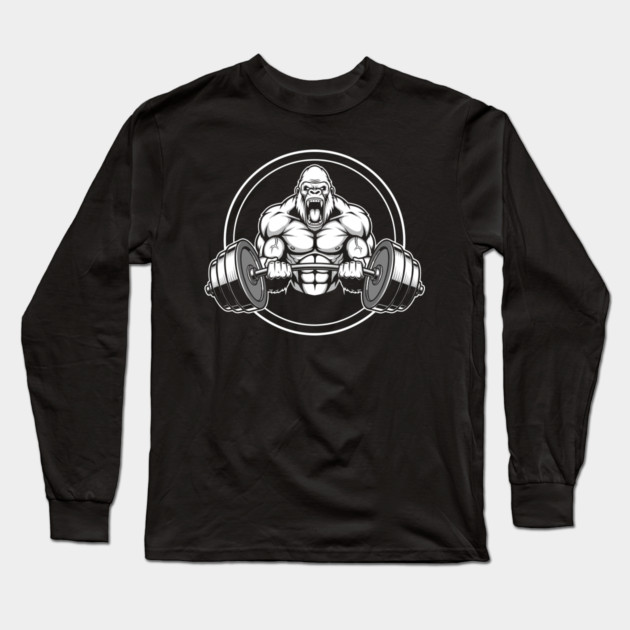 Gorilla Gym Beast Long Sleeve T-Shirt by enrynz