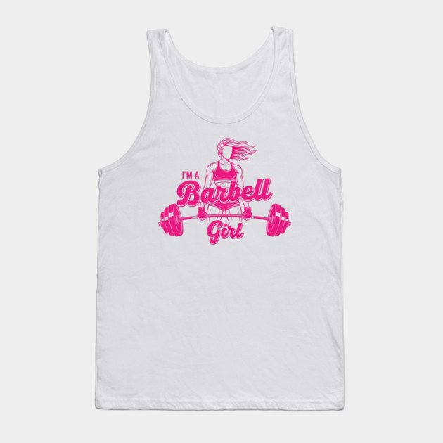 I'm a Barbell Girl Tank Top by enrynz