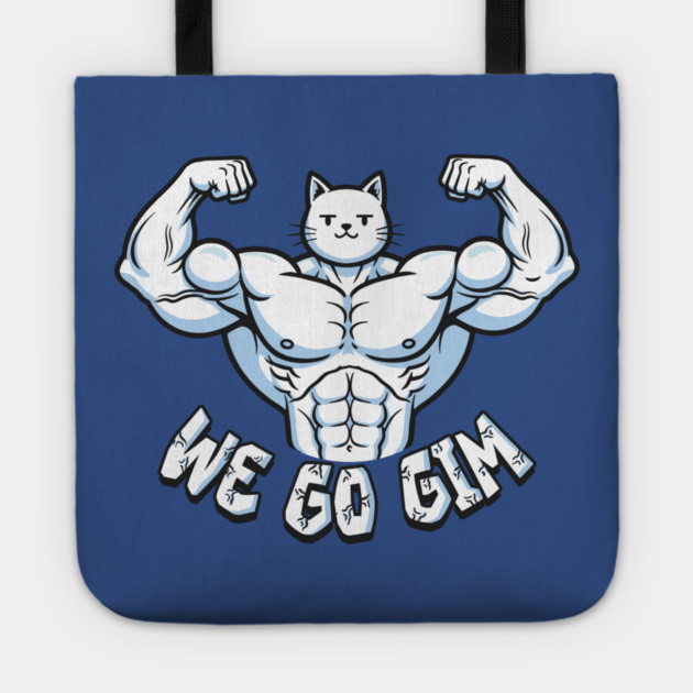 We Go Gim Bulky Cat Tote by enrynz