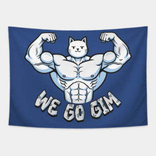We Go Gim Bulky Cat Tapestry