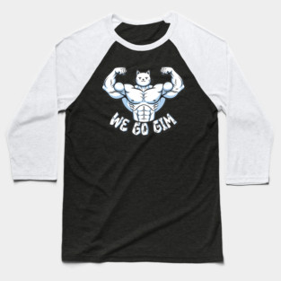 We Go Gim Bulky Cat Baseball T-Shirt