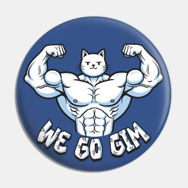 We Go Gim Bulky Cat Pin by enrynz