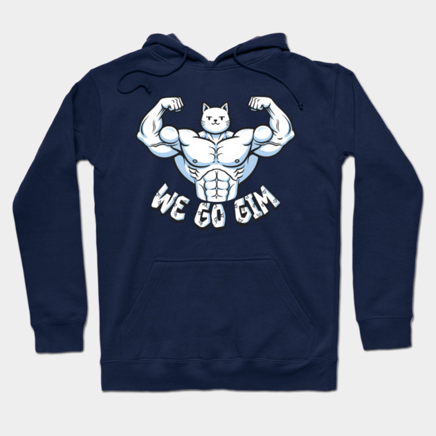 We Go Gim Bulky Cat Hoodie by enrynz