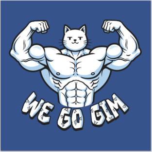 We Go Gim Bulky Cat Posters and Art