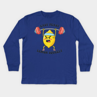 Easy Peasy, Lemon Squeezy Kids Long Sleeve T-Shirt