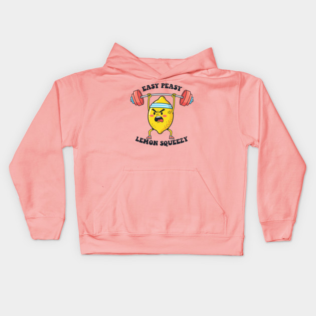 Easy Peasy, Lemon Squeezy Kids Hoodie by enrynz