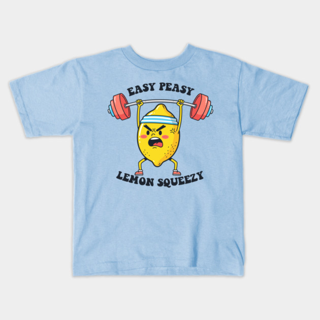 Easy Peasy, Lemon Squeezy Kids T-Shirt by enrynz
