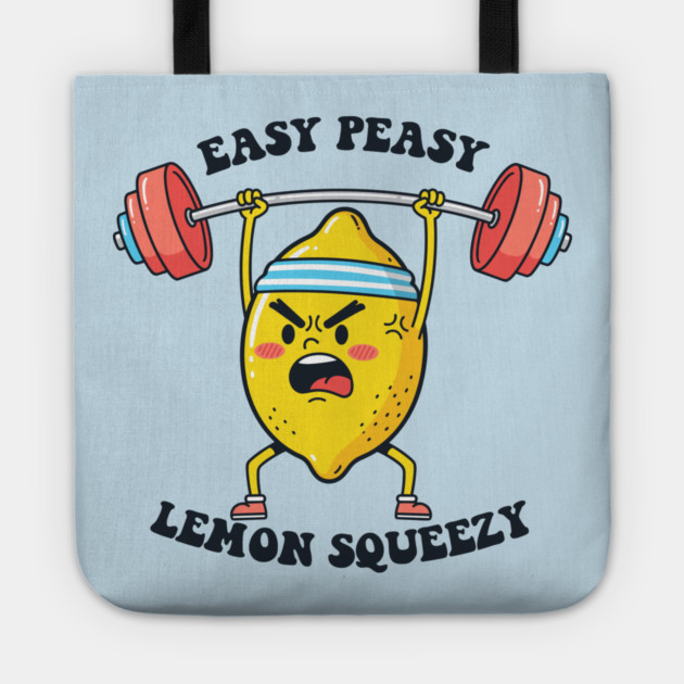Easy Peasy, Lemon Squeezy Tote by enrynz