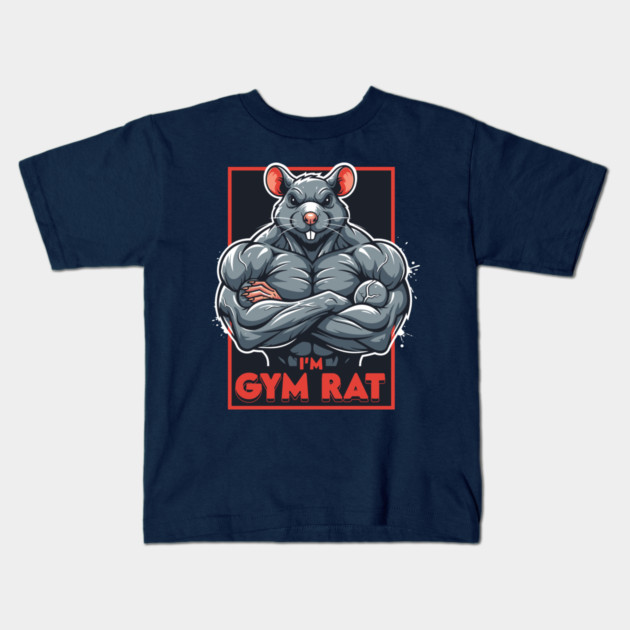 I'm Gym Rat Kids T-Shirt by enrynz