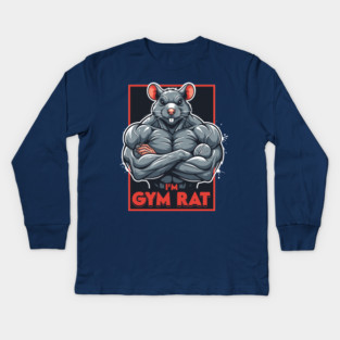 I'm Gym Rat Kids Long Sleeve T-Shirt