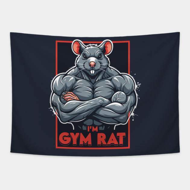 I'm Gym Rat Tapestry by enrynz