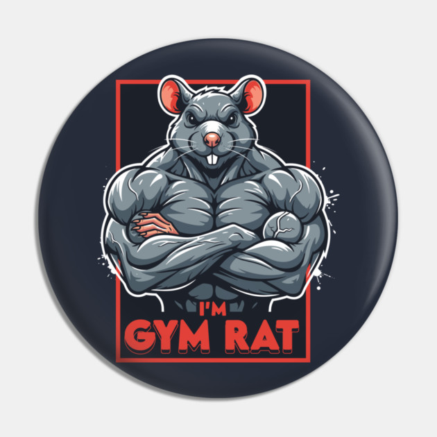 I'm Gym Rat Pin by enrynz