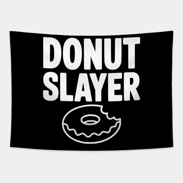 Donut Slayer Tapestry by Frank Ring
