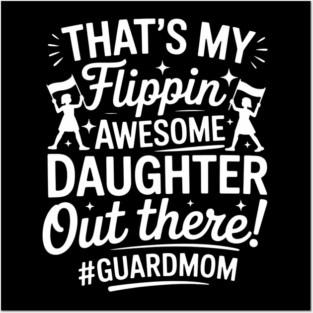 Proud Color Guard Mom Of A Color Guard Member Guard Mama 2 Posters and Art