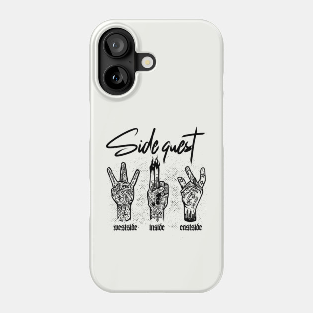 SIDE QUEST Phone Case by artslaves