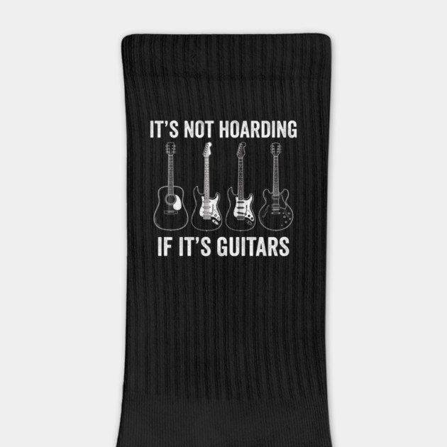 It's Not Hoarding If It's Guitars Music Lover Musician by ArtistTee ⭐⭐⭐⭐⭐