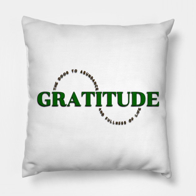 Gratitude Pillow by Jerry