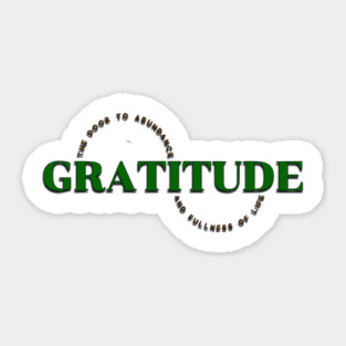 Gratitude Sticker