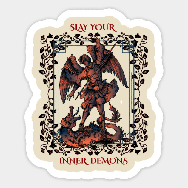 Slay Your Inner Demons Sticker by Jerry