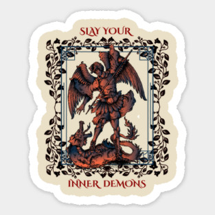 Slay Your Inner Demons Magnet