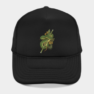 Bamboo Pit Viper Rainforest Vintage Art Hat