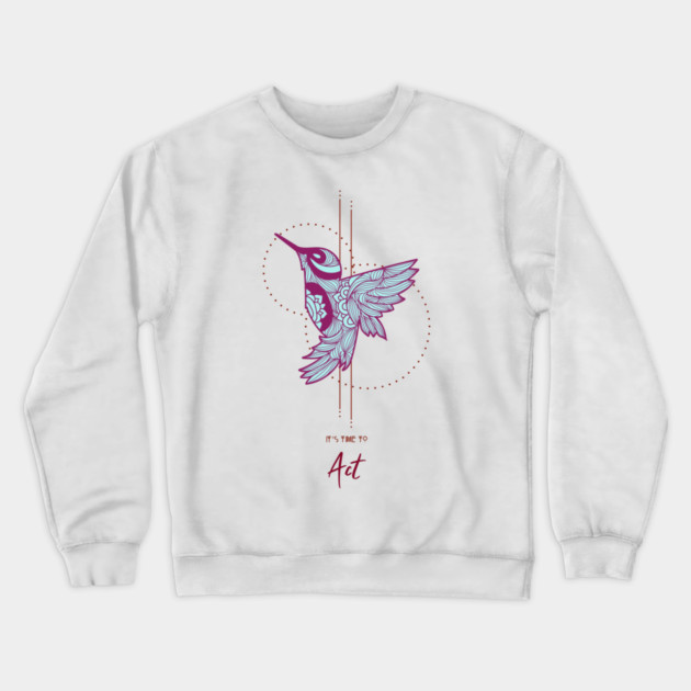 Take Action Crewneck Sweatshirt by Jerry