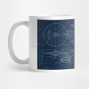 Star Trek Blueprint Mug