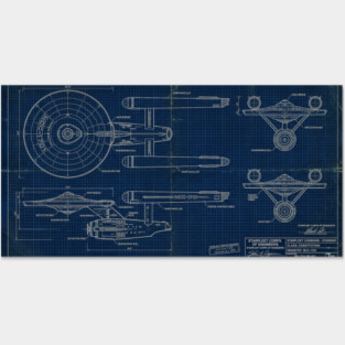 Star Trek Blueprint Posters and Art
