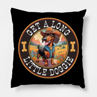 Get A Long Little Doggie Pillow