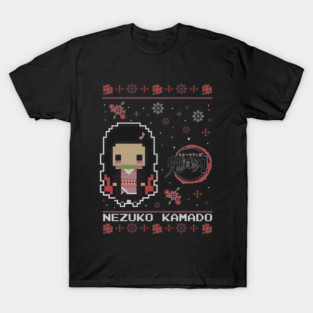 Chibi Anime Demon Girl Warrior | Ugly Christmas Sweater Design T-Shirt