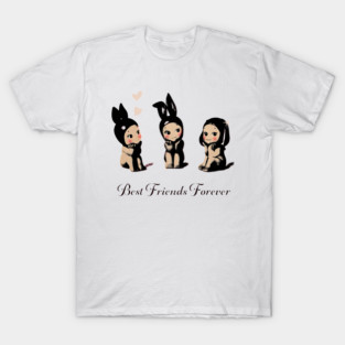 Sonny Angel Best Friends Forever - Cute y2k T-Shirt