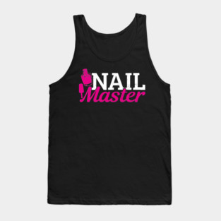 Nail Master Manicure Fingernails Nail Designer Polish Tank Top