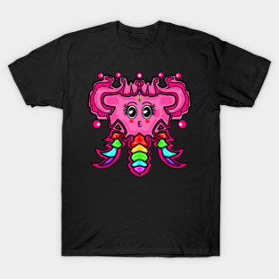 CandyBloom Creature 🌈💖 Cute Fantasy Edition Pink T-Shirt