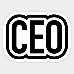 CEO, Outline Sticker