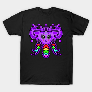 CandyBloom Creature 🌈💖 Cute Fantasy Edition Purple T-Shirt
