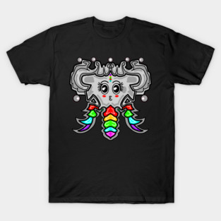 CandyBloom Creature 🌈💖 Cute Fantasy Edition Gray T-Shirt